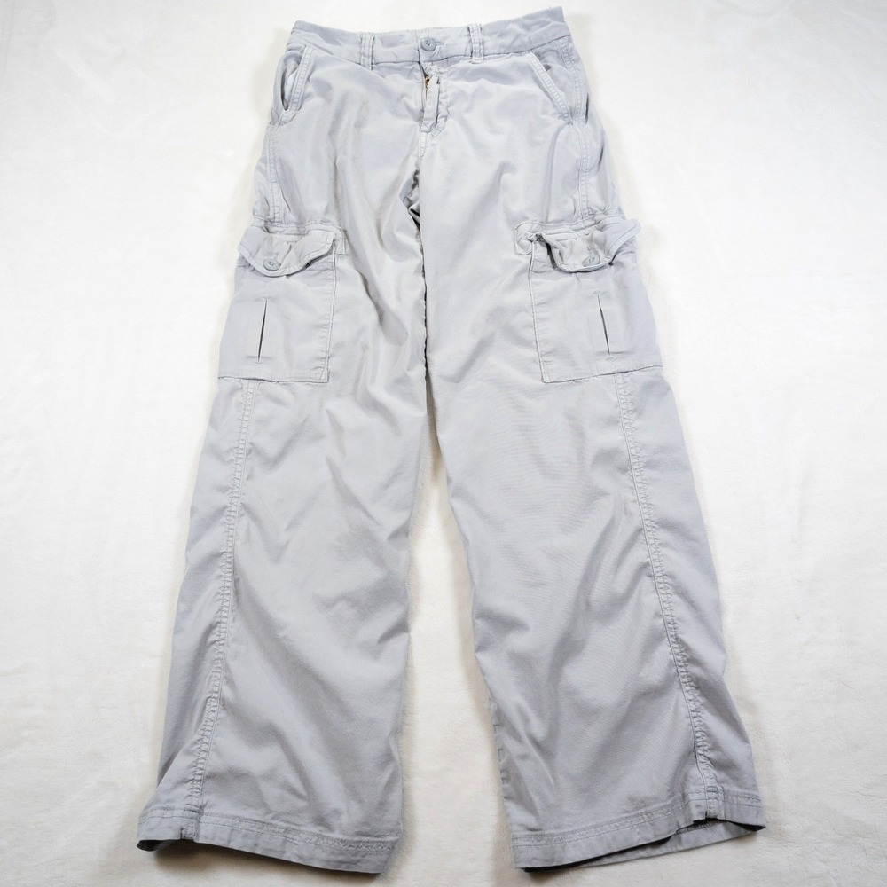 American Eagle Cargo‎ Pants Women 000 Baggy Wide Leg Skater Y2k Retro Streetwear